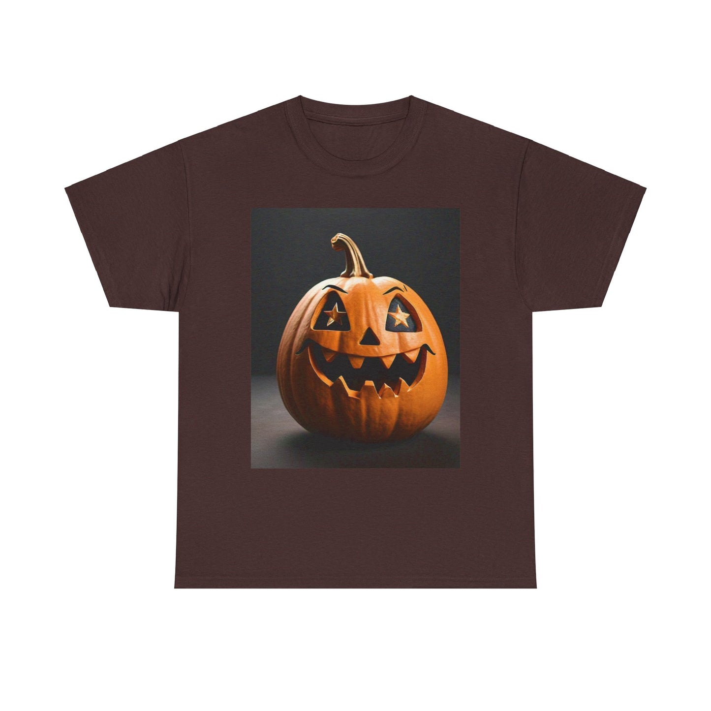 Halloween Pumpkin Unisex Heavy Cotton Tee