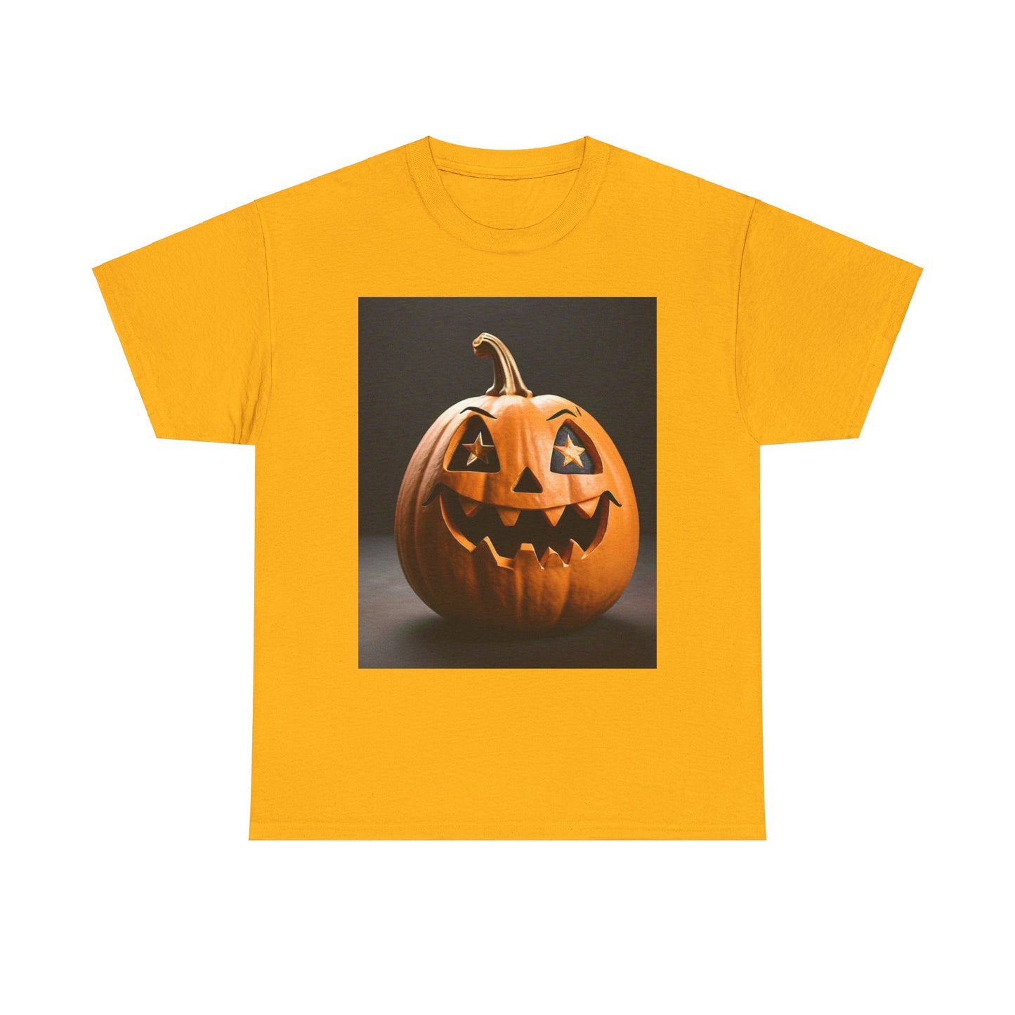 Halloween Pumpkin Unisex Heavy Cotton Tee