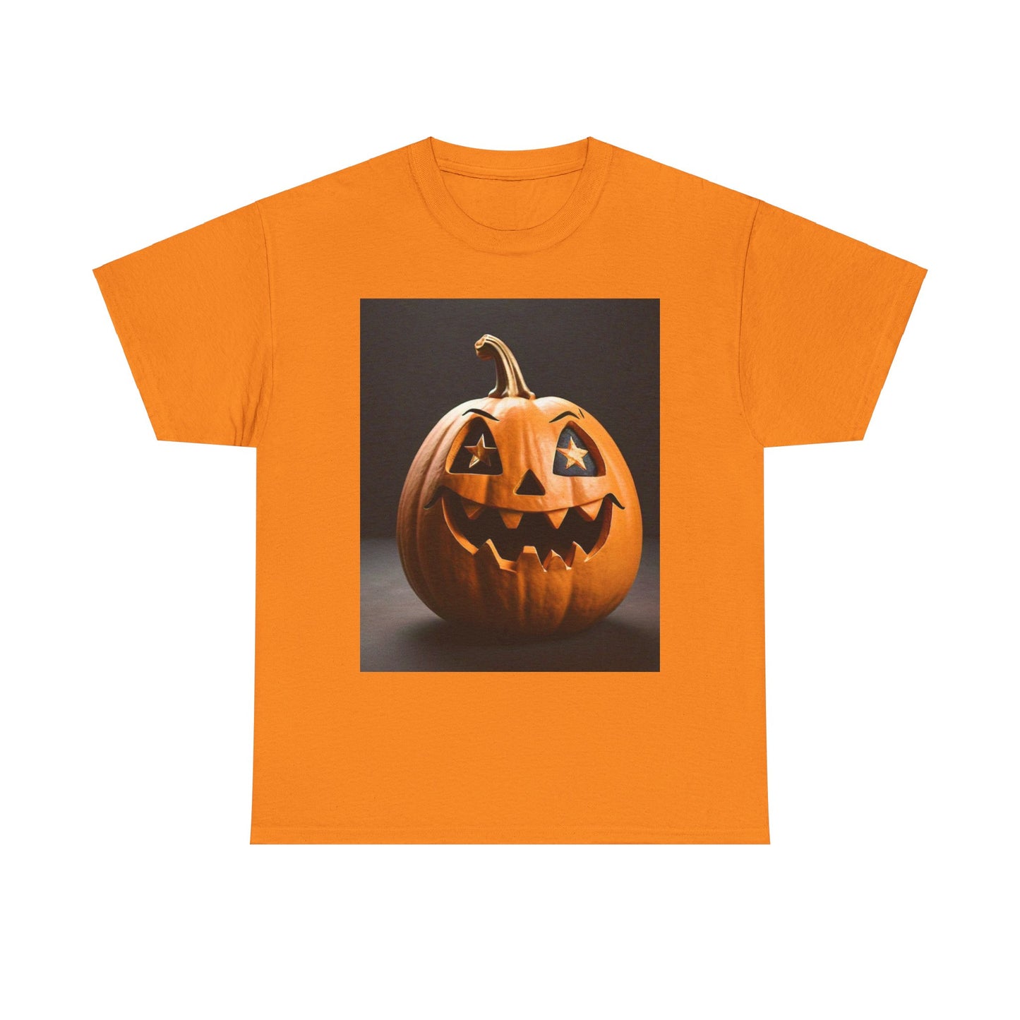 Halloween Pumpkin Unisex Heavy Cotton Tee