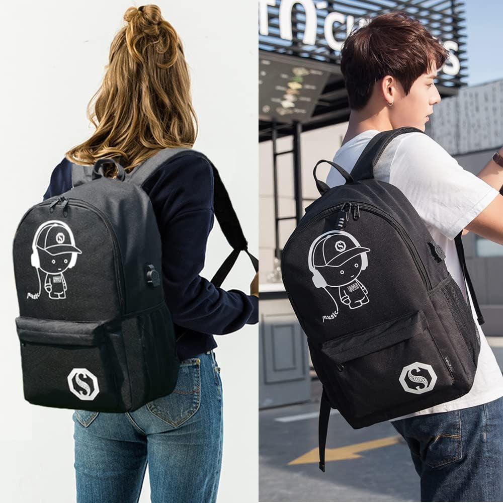 Backpack for Teen Boys, Anime Backpack Casual Daypack for Travel