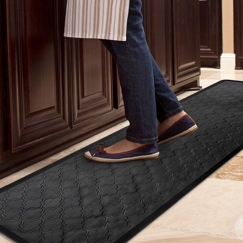 Kitchen Mat Cushioned anti Fatigue Kitchen Floor Mat Runner 20"X60" Non Slip Kitchen Mats for Floor Waterproof Kitchen Rugs and Mats Comfort Mat for Standing Desk,Sink,Laundry