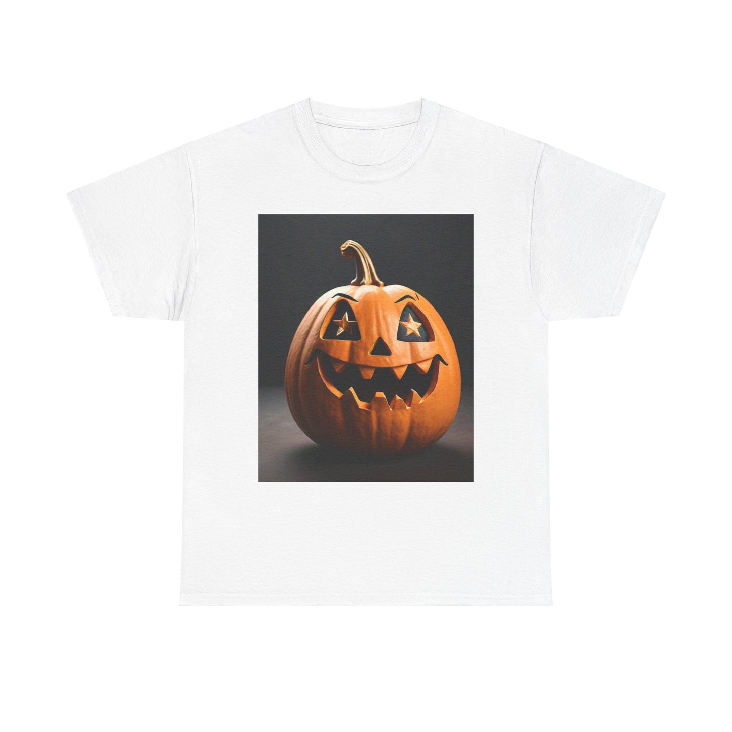 Halloween Pumpkin Unisex Heavy Cotton Tee