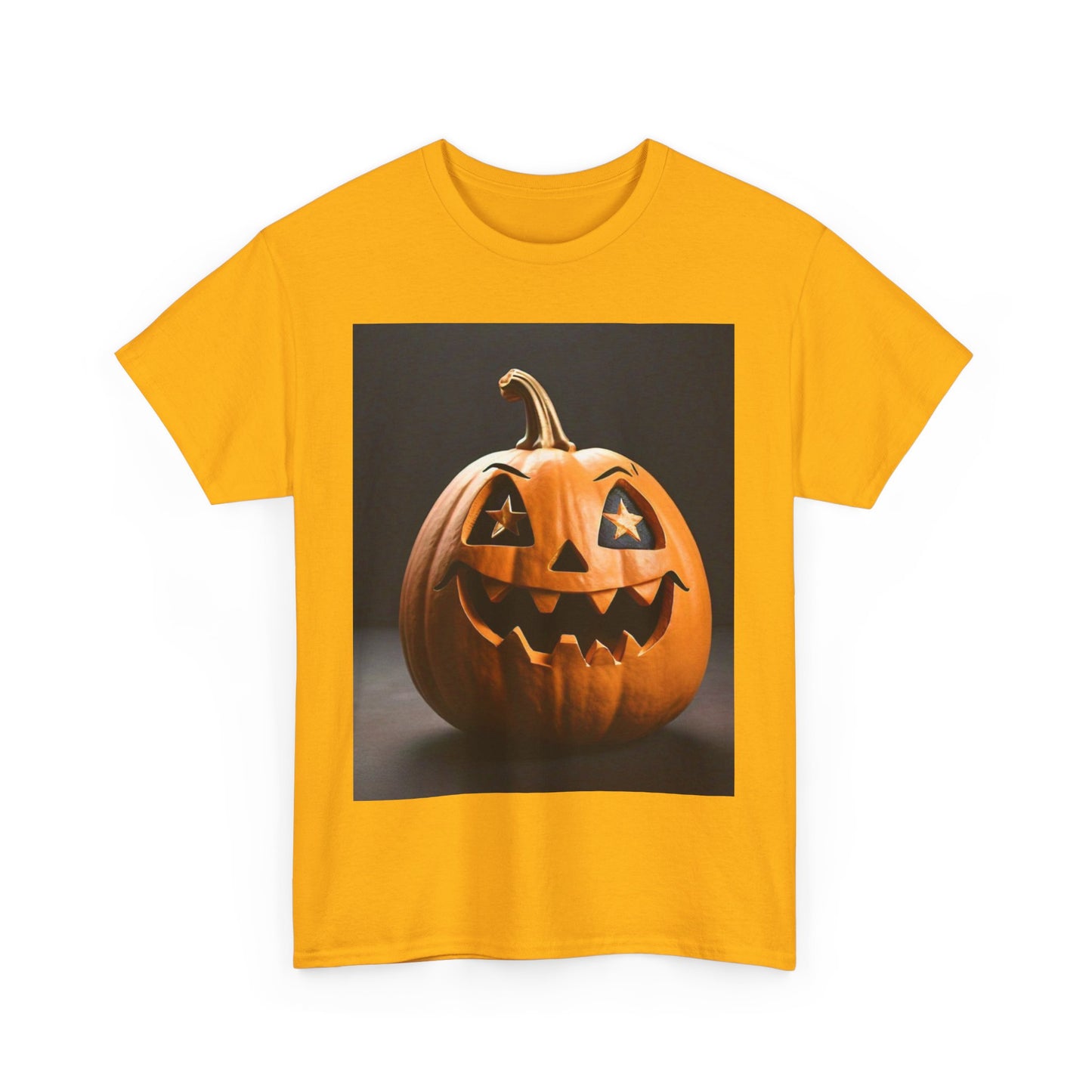 Halloween Pumpkin Unisex Heavy Cotton Tee