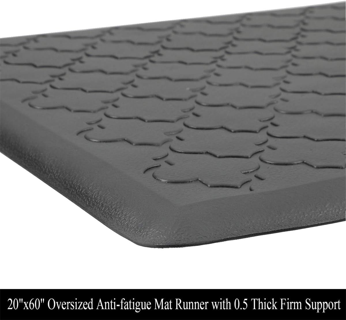 Kitchen Mat Cushioned anti Fatigue Kitchen Floor Mat Runner 20"X60" Non Slip Kitchen Mats for Floor Waterproof Kitchen Rugs and Mats Comfort Mat for Standing Desk,Sink,Laundry