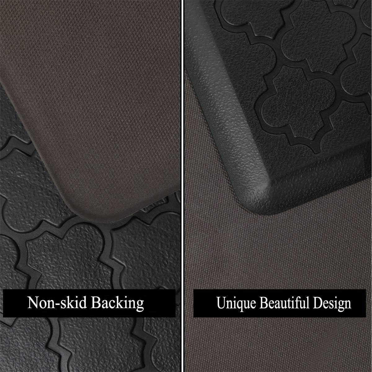 Kitchen Mat Cushioned anti Fatigue Kitchen Floor Mat Runner 20"X60" Non Slip Kitchen Mats for Floor Waterproof Kitchen Rugs and Mats Comfort Mat for Standing Desk,Sink,Laundry