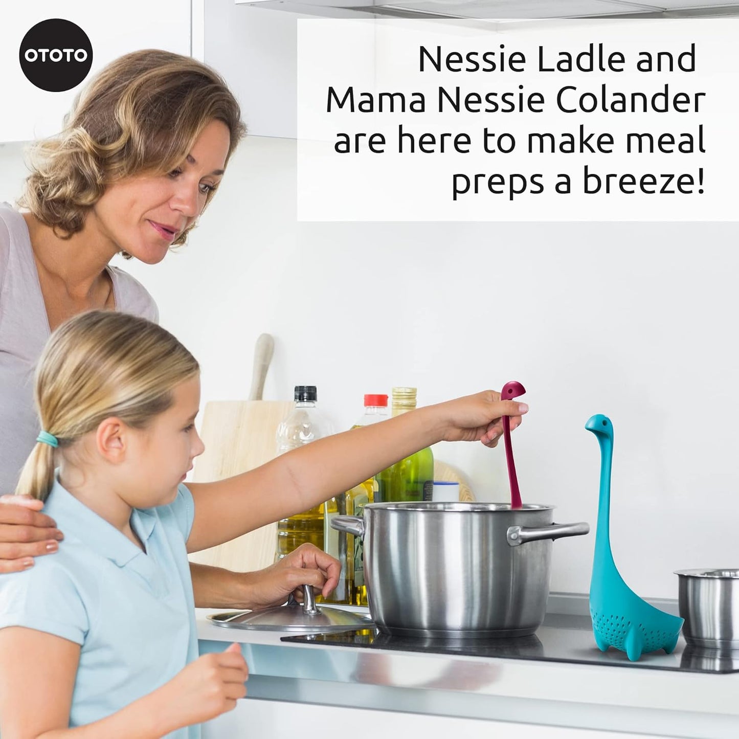 The Original Nessie Ladle by  - Soup Ladle, Cute Gifts, Funny Kitchen Gadgets, Loch Ness Design, Cooking Gifts for Mom - Cute and Practical Kitchen Utensils - Unique Gifts for Women, Mothers Day