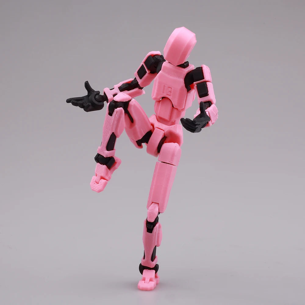 Multi-Jointed Movable Shapeshift Robot 2.0 3D Printed Mannequin Dummy 13 Action Figures Toys Kids Adults Parent-children Games