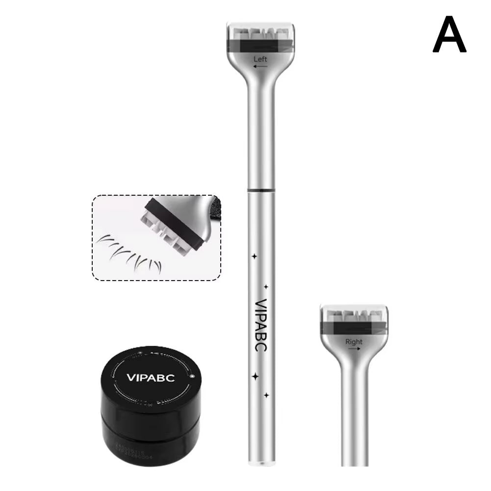 2 in 1 Lower Eyelash Stamp Maquillage Professionnelle Eyelash Seal Eyeliner Pen Waterproof and Sweat Proof Eye Liner