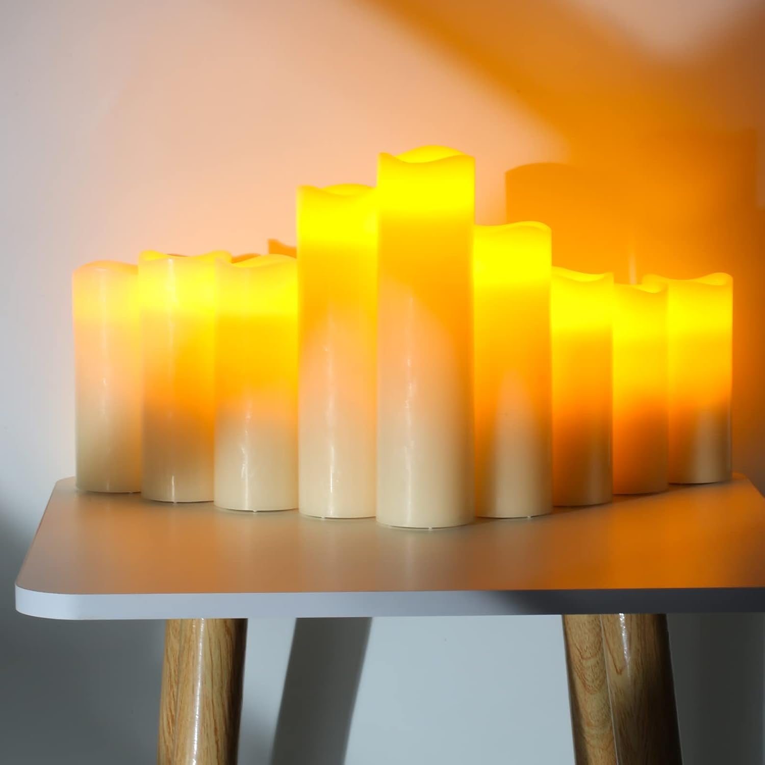 Flameless Candles Battery Candles LED Candles Set of 9