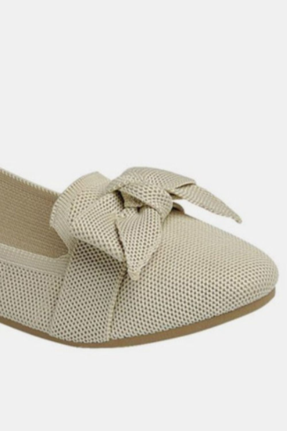 Forever Link Bow Tie Slip On Ballet Flats