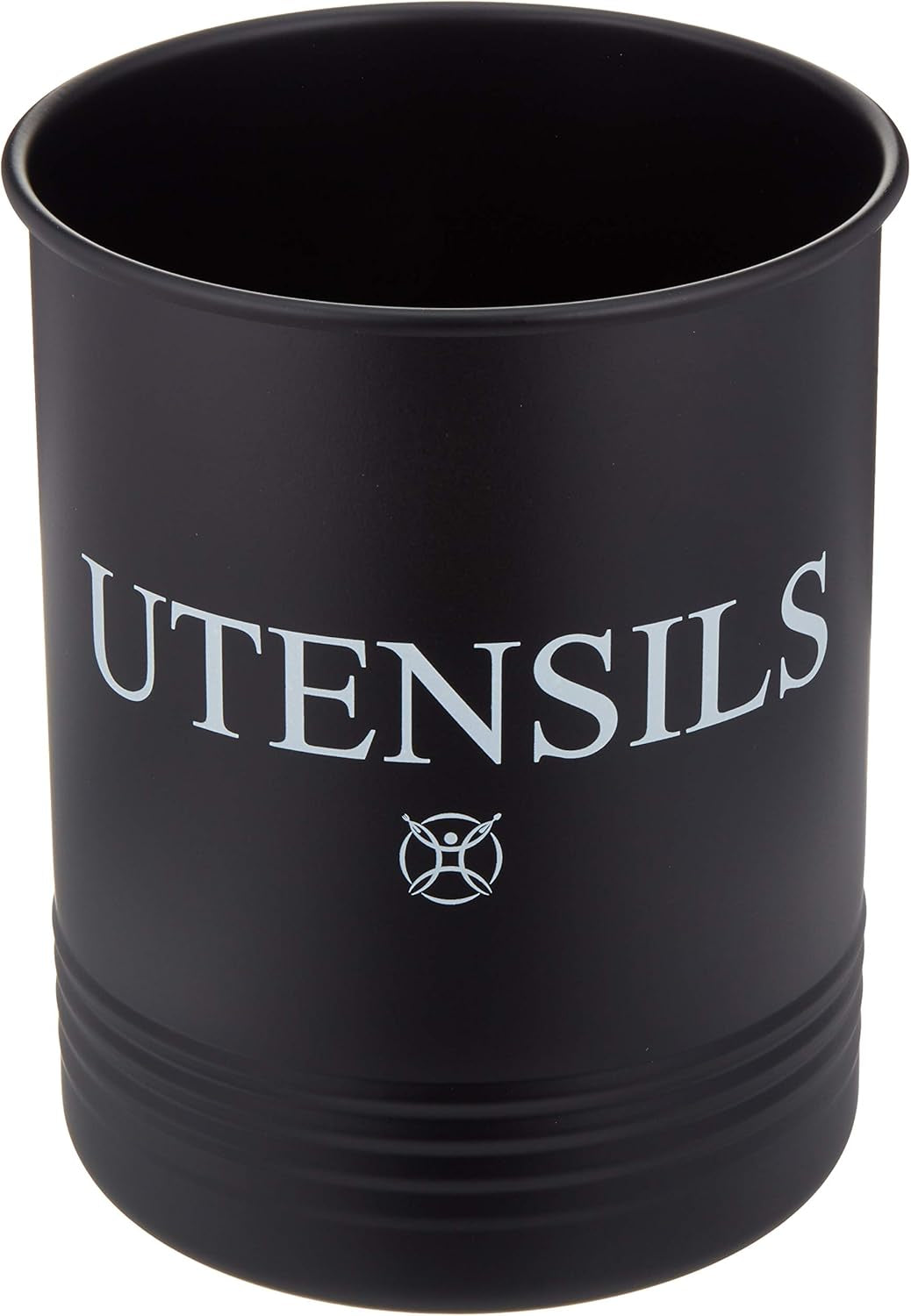 Utensil Holder Large Crocks Kitchen (Black)